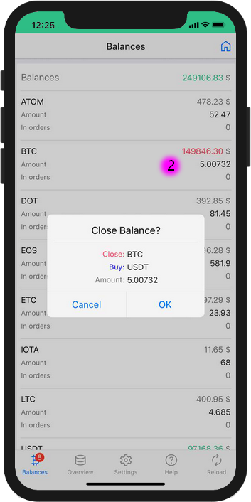 Balances: Close Balance